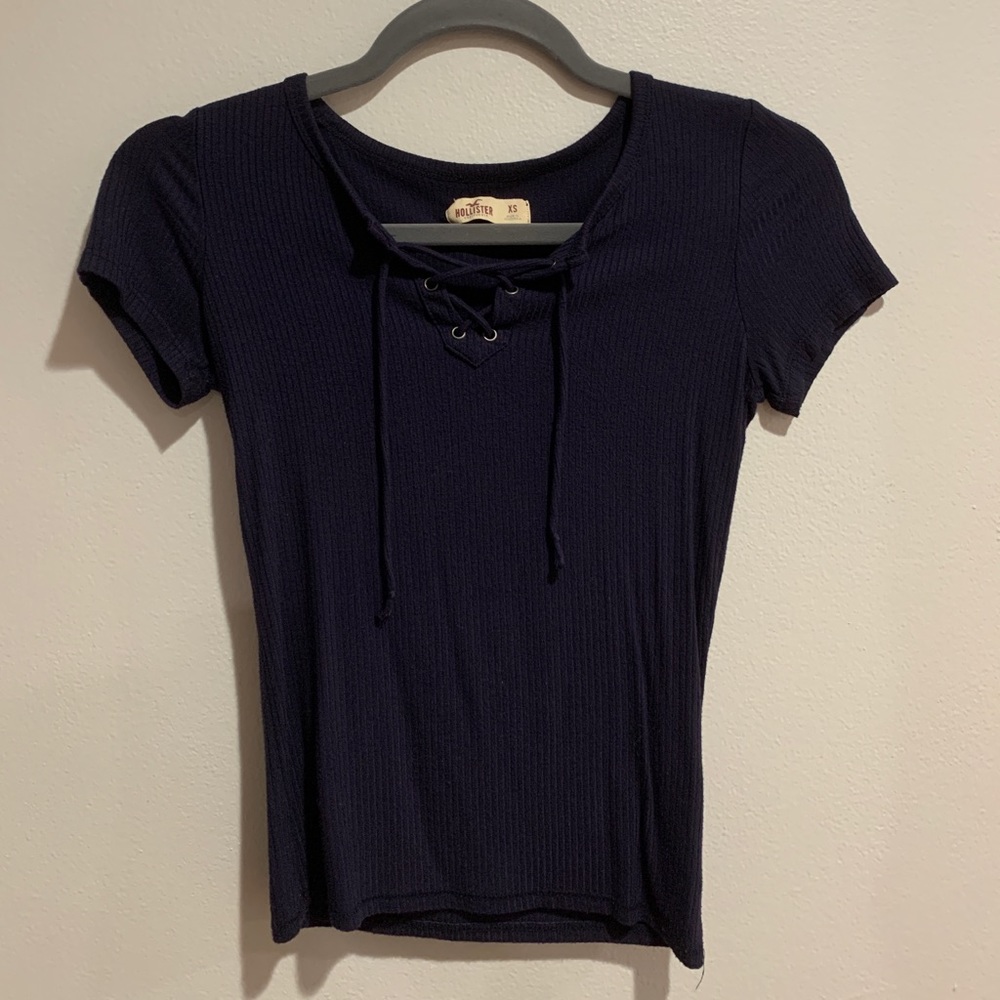 Hollister Navy Blue T-shirt